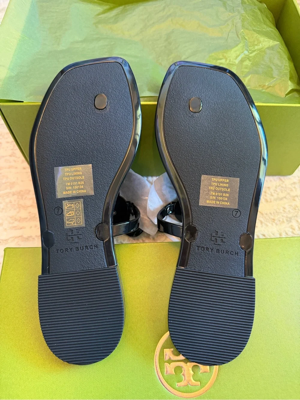 Tory Burch Flower Jelly Sandals